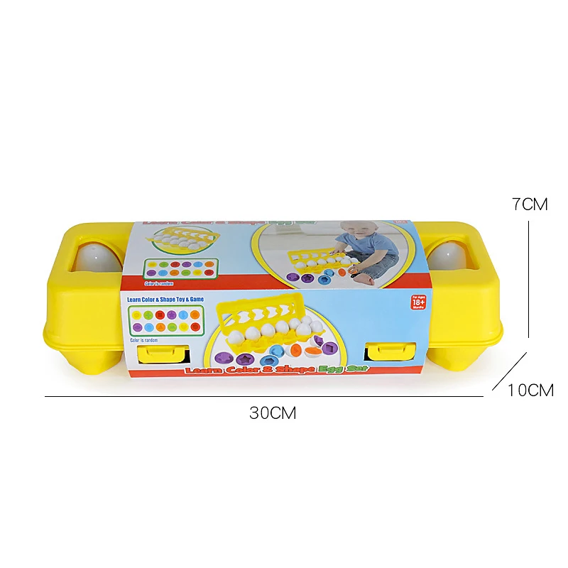 12 шт. набор яиц обучающие игрушки для детей геометрические цвета и количество и матч набор яиц для массажа пластиковые соответствующие яйца забавная головоломка игрушка