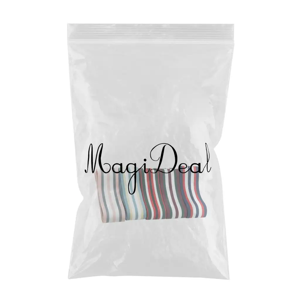 5 Rolls 91cm Stripe Pattern Knit Lace Ribbon Trims DIY Sewing Crafts DIY Sewing Ribbon Decoration