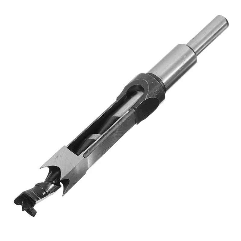 1pc 10mm/16mm Square Hole Mortiser Drill Bit Mortising Chisel Woodworking Tool
