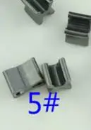 size 5 Black nickel 1000 шт./лот металлическая молния пробка Нижняя укороченная мгновенная молния РЕМОНТ Исправление крепежные детали diy Швейные аксессуары - Цвет: size 5 Black nickel