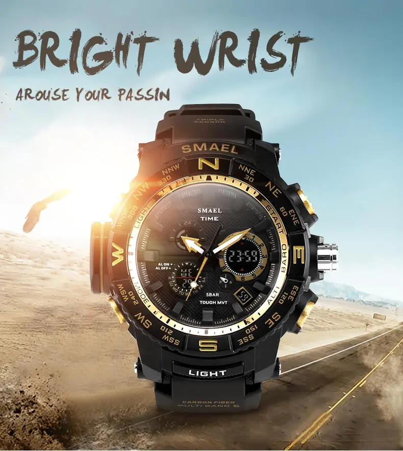 3.orange sport watch