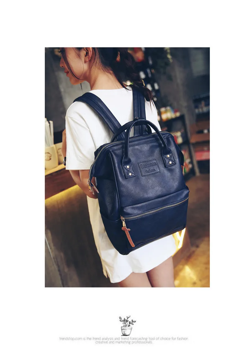 Модный женский кожаный рюкзак, Молодежный корейский стиль, сумка на плечо для ноутбука, школьные сумки для подростков, девочек, мальчиков, рюкзак ранец