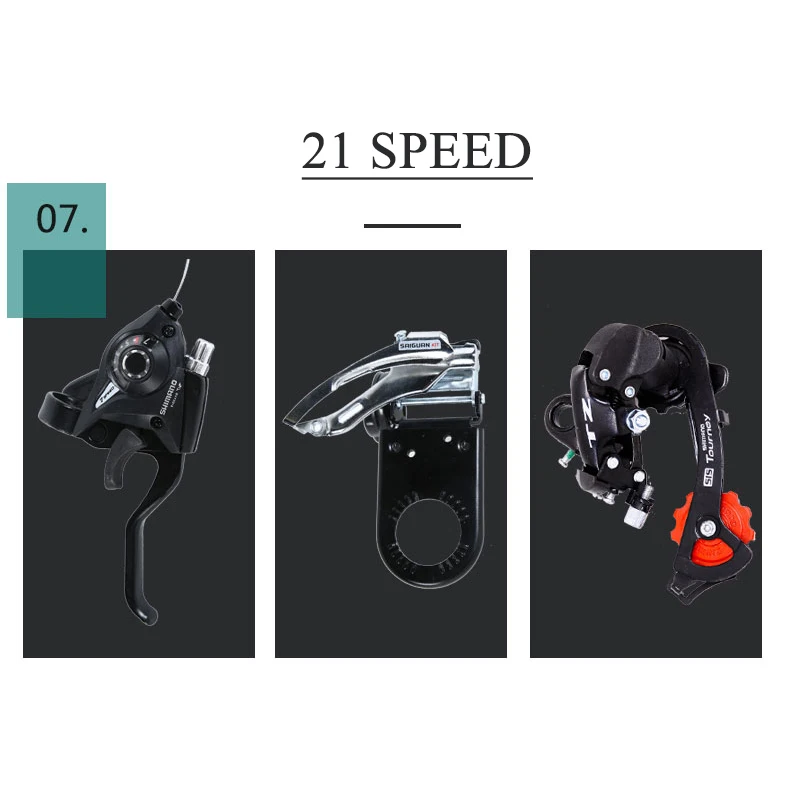 wolf's fang bicycle Mountain bike Fat Bike 21 speed road bikes Man Aluminum Alloy Front and Rear Mechanical Disc Brake wolf's fang bicycle Mountain bike Fat Bike 21 speed road bikes Man Aluminum Alloy Front and Rear Mechanical Disc Brake