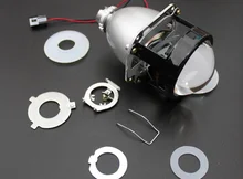 Full Metal Mini H4 H7 Projector 2.5 inches Leader HID Bixenon Projector Lens H1 5500K RHD LHD for Auto Headlight Car Headlamp