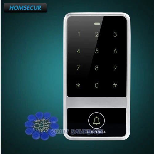 

HOMSECUR Waterproof Wiegand 26/34 Metal Access Control 125Khz RFID Reader+Tamper Alarm