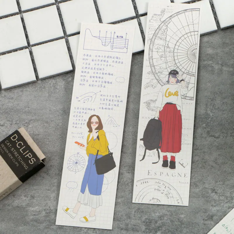 30 шт./кор. усилия Вы, счастливчик вы получите бумажные закладки Книга Держатель сообщение карты childre kawaii канцелярские школьные принадлежности