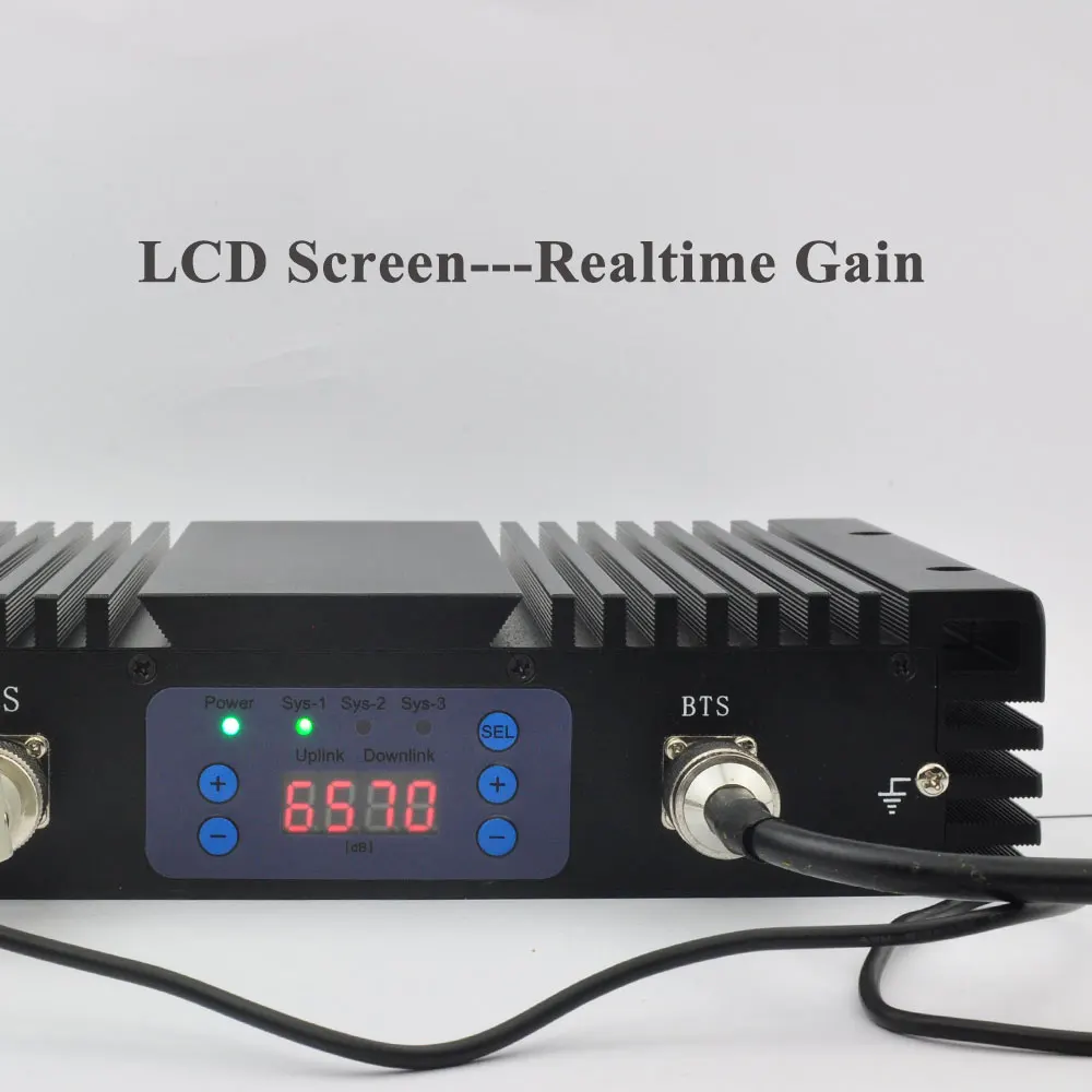 75db AGC MGC LCD 4G LTE 1800MHz+3G 2100MHz Dual