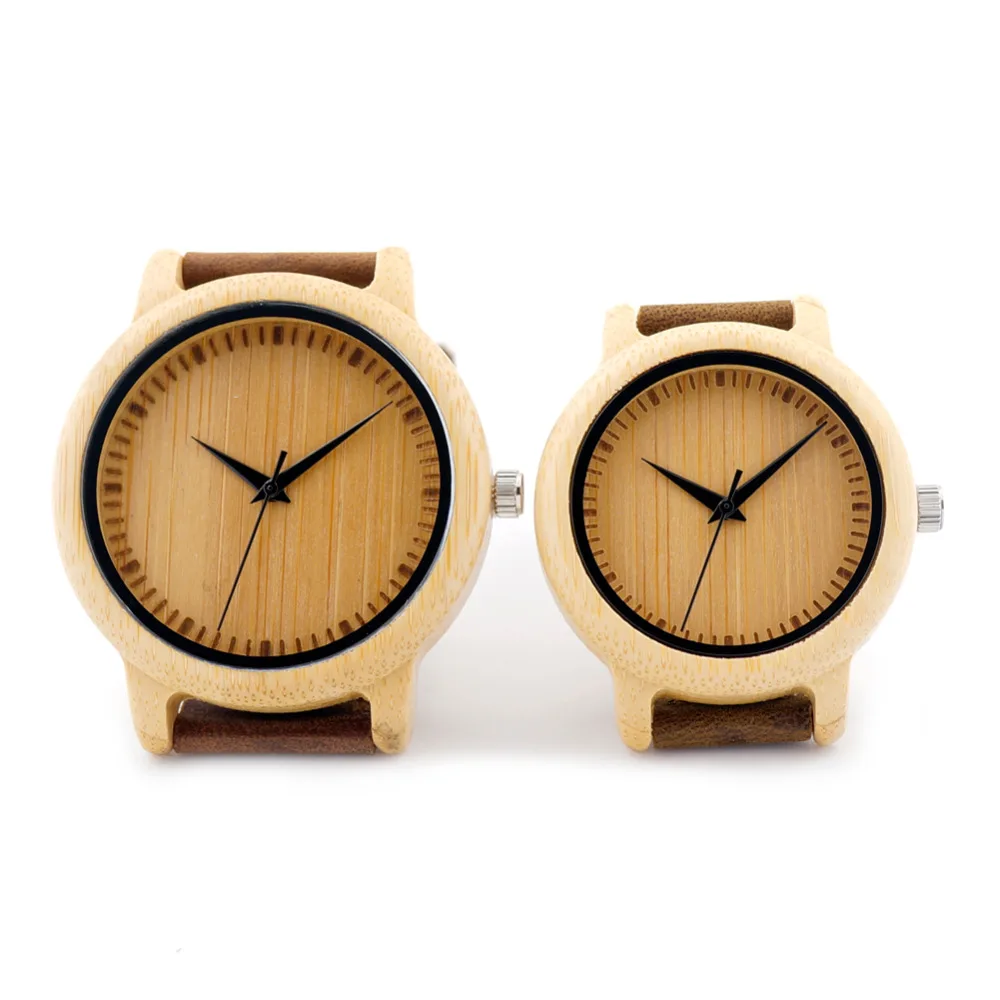 font b Lover b font Hot Selling Japanese MIYOTA Movement Wristwatch Genuine Leather Bamboo font