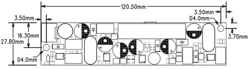 С 24 PIN кабель LR1007 120 W 12VDC DC Питание ATX Совета Мощность Модуль Бесплатная доставка