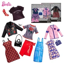Barbie Original Mix Dolls Fashion Clothe Outfits dress elega Doll Shoes Set Toys For Girls Children Accessories Play House Party Barbie Original Mix Dolls Fashion Clothe Outfits dress elega Doll Shoes Set Toys For Girls Children Accessories Play House Party