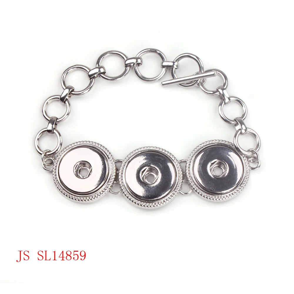 

Toggle Clasp Multi Chain Bracelet for Three Interchangeable Ginger Snaps Bracelet