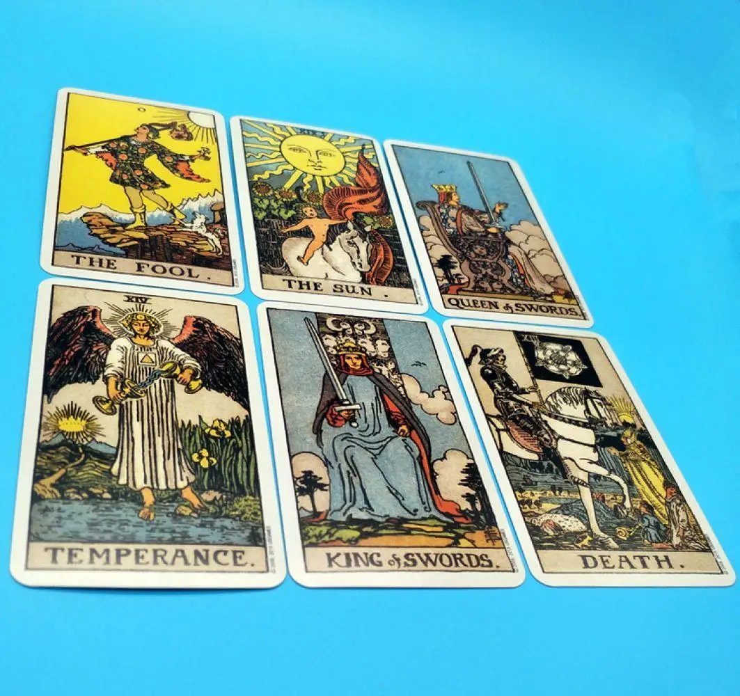 Полный английский лучистый Райдер wait tarot карты фабричного производства высокое качество smith tarot палубные настольные игровые карты Новые Горячие