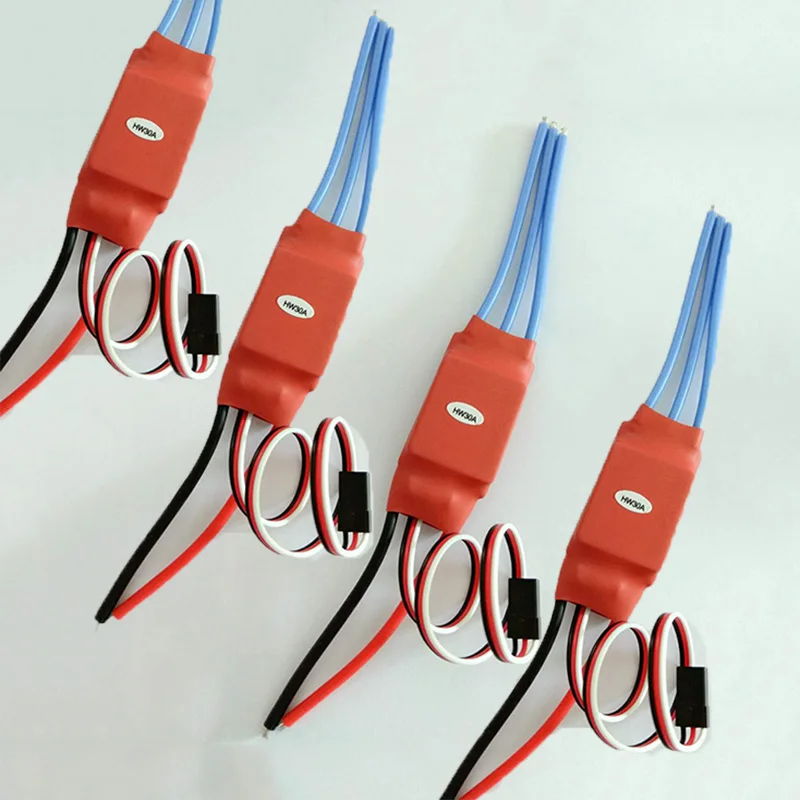 

4pcs/1pcs RC plane airplane BEC 30A ESC Brushless Motor Electronic Speed Controller Levert Dropship for QAV250 ZRM250 Quadcopter