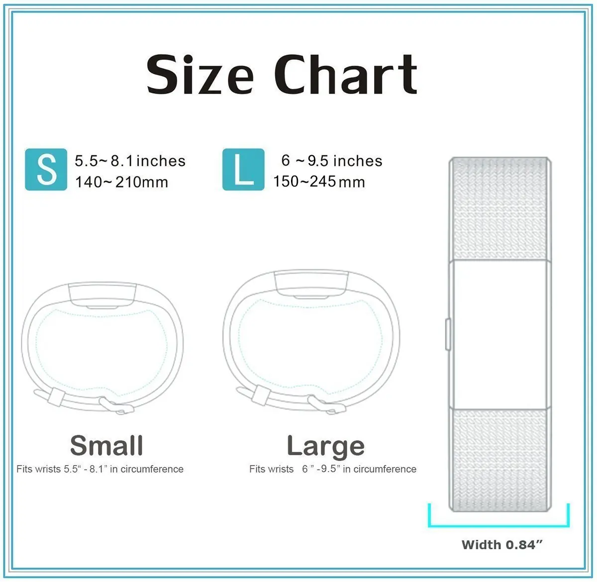 for fitbit charge 2 bracelets strap replacement wristbands black fitbit charge band size