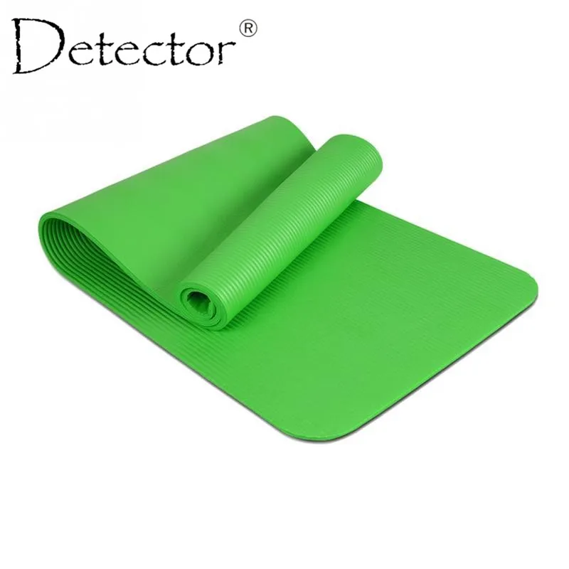 Detector 10mm Thick exercise Yoga Mat Pad Non-Slip Lose Weight Exercise Fitness folding gymnastics mat for fitness