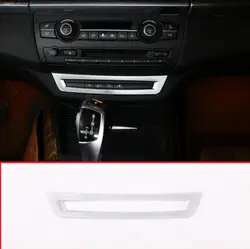 Матовое серебро и глянцевый черный Стиль вождение автомобиля помощи Управление рамка крышки Накладка для BMW X5 E70 2008-2013 Аксессуары
