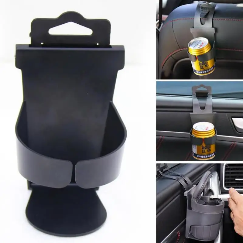 Universal Car Cup Holder Door Hanging Cupholder Portable Car Drinks Holder Auto Drink Bottle Mount Holder Car Backseat Cup Stand