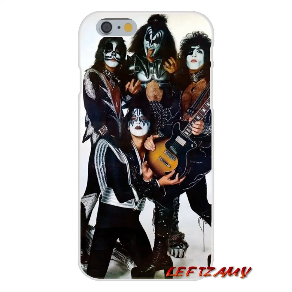 KISS rock band для Apple iPhone X XR XS MAX 4 4S 5 5S 5C SE 6 6S 7 8 Plus ipod touch 5 6 Аксессуары чехлы для телефонов