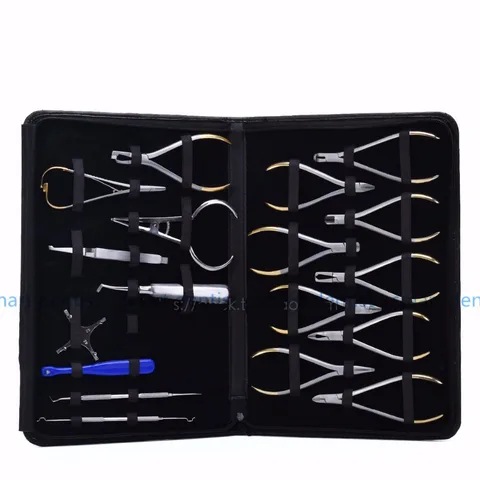 Qualidade Novidades Dental Ortodontia Instrumentos Conjunto Anel Retrátil Bracket Locator Subalong Alicates Boa 2020