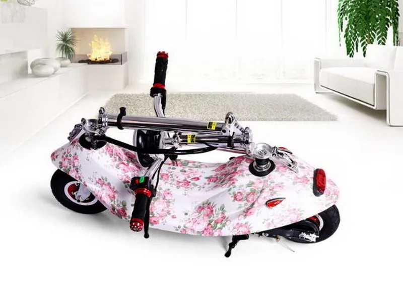 Cheap 261022/Electric scooter / mini electric car / portable small battery car / folding electric bicycle/Stainless steel pedal 2