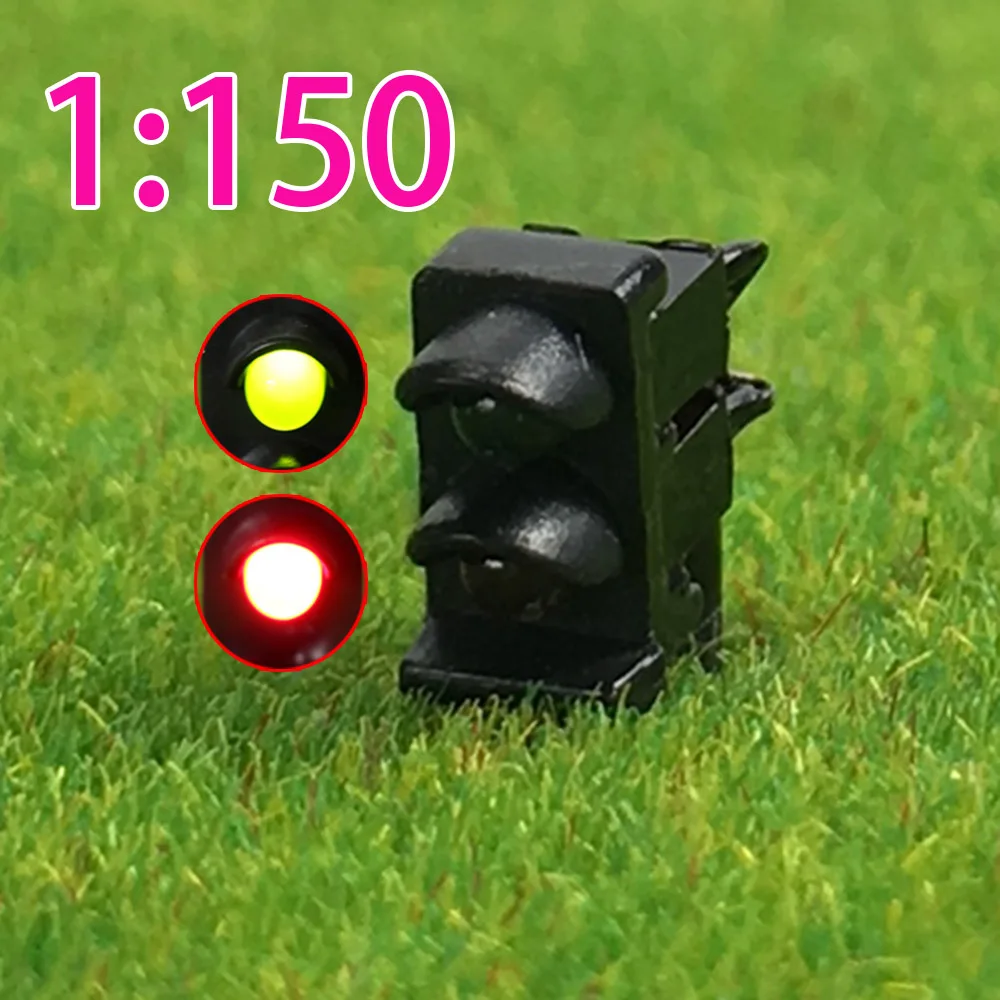 5 pcs O gauge LEDs made Dwarf Signals 3 aspects G/Y/R