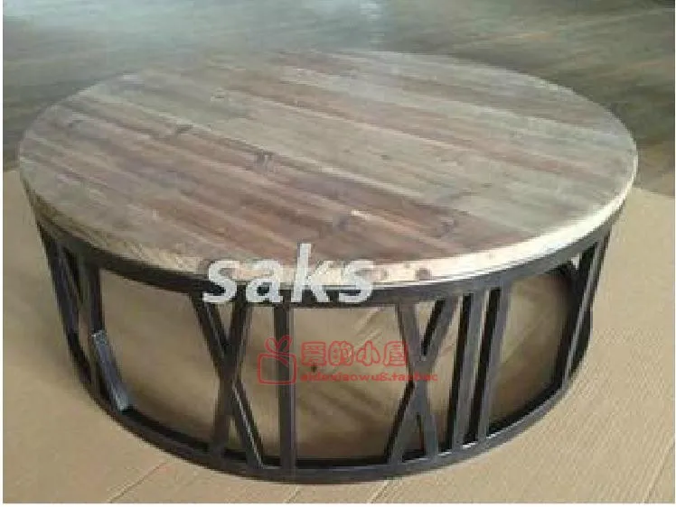 Continental Iron Distressed Furniture Export Round Face Several Side To Do The Old Coffee Table Round Coffee Table A Few Roman T Furniture Kitchen Table Furniture Guangzhoufurniture Component Aliexpress