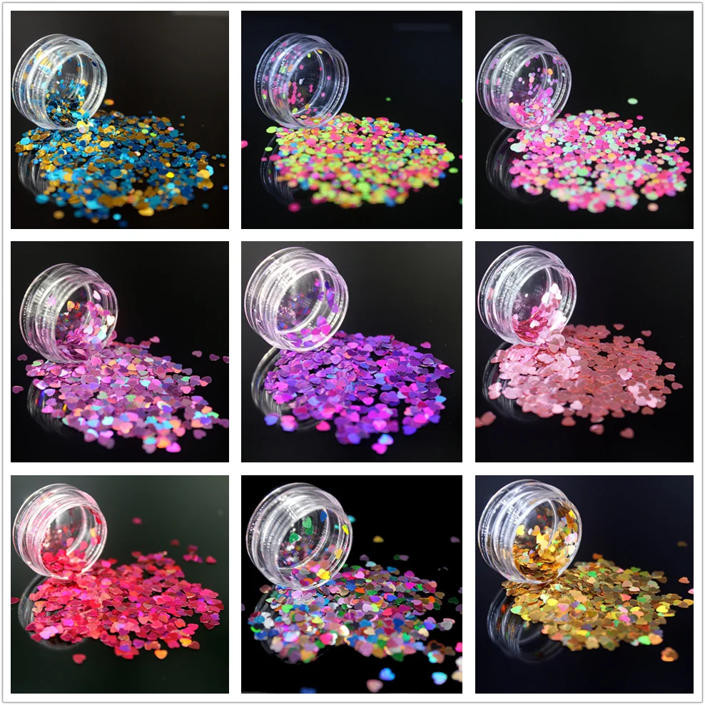 

1 PCS/SELL Shiny Round Ultrathin Sequins Colorful Nail Art Glitter Tips UV Gel 3D Nail Decoration Manicure DIY Accessories 2018