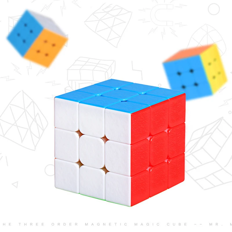 

Newest ShengShou Mr M Magnetic Stickerless Magic cube Speed Puzzle Cube Professional Competition Educational Toys For Children