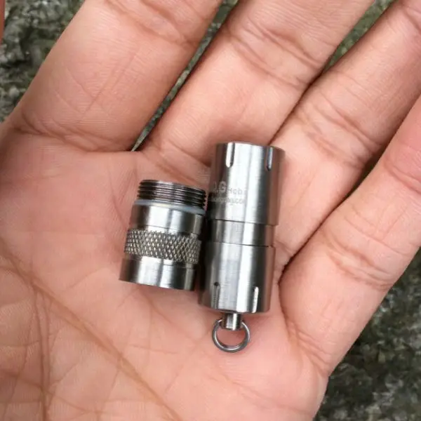 

High Quality Clear 10180 Titanium/SS/Brass Extension Tube (Incomplete Hole) Torch Portable Tube Extension Body Tube Flashlight