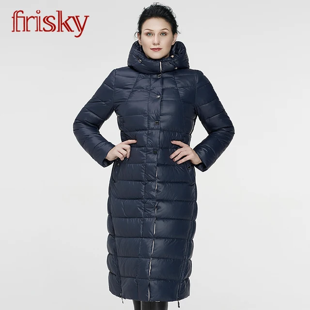Best price at $108 Cheap 2017 Frisky New Women's Winter Coat Jackets Thick Warm Wind Down Jacket Female Fashion Casual Parkas Plus Size FR6622