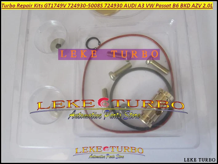 

Free Ship Turbo Repair Kit rebuild GT1749V 724930 724930-5008S 03G253019A Turbocharger For AUDI A3 VW Golf Touran AZV BMM BKD