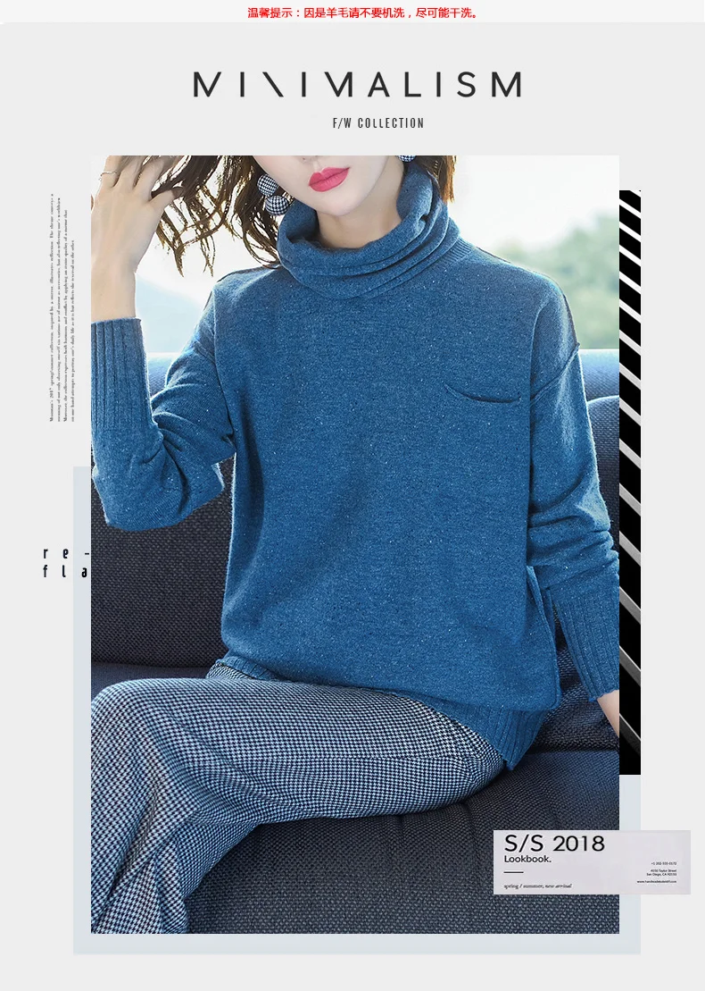 Горячая Распродажа зимние женские джемперы 100% шерсть вязаный свитер и пуловер дамские свитера с вырезом с разделяемым О-образным кольцом