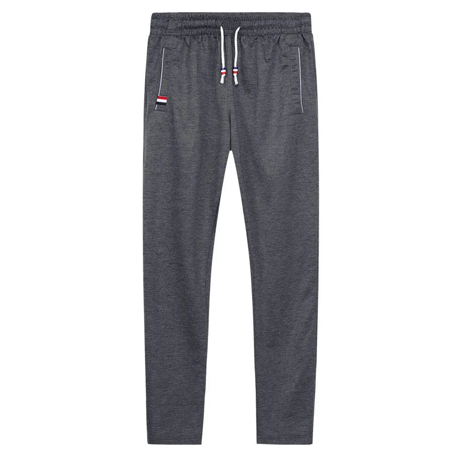 5XL 6XL بنطال رياضي الرجال عارضة رجل نحيف السراويل الترنك الحريم الشارع الشهير Sweatpants القطن الرياضية مرونة الخصر السراويل الرجال