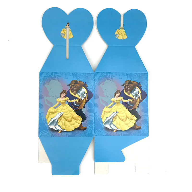 Коробка конфет с героями мультфильмов Beauty and he Beast 12 шт.|beauty beast|favors partyfavors shower |