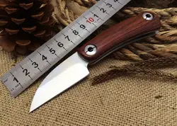 Lcm66 сандалии деревянной ручкой небольшой Бритвы, складной нож Ножи, открытый карман Ножи, выживания Ножи для шашлыков, тактический Кемпинг