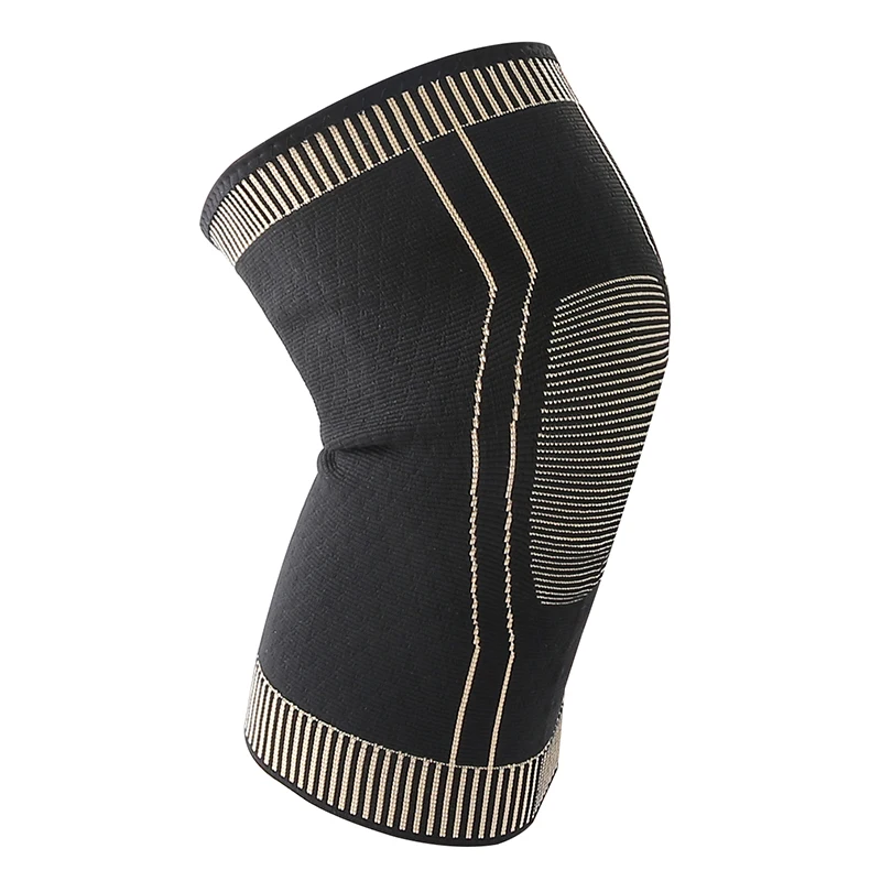 

New process copper ions knee pad non-slip antibacterial automaticlly locking edge basketball running hiking knee support 1pcs