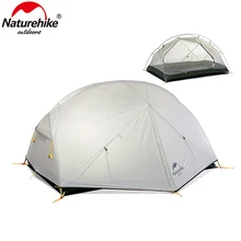Naturehike 1-2 Человек Палатка двухслойная Пляжная палатка Открытый путешествия ветрозащитный водонепроницаемый тент палатка летняя палатка
