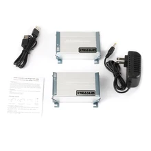 TreasLin PoE USB KVM Console Extender over Single Cat5e Cat6 UTP LAN Cable 1080P Up to 262FT for Residential/ Commercial Use