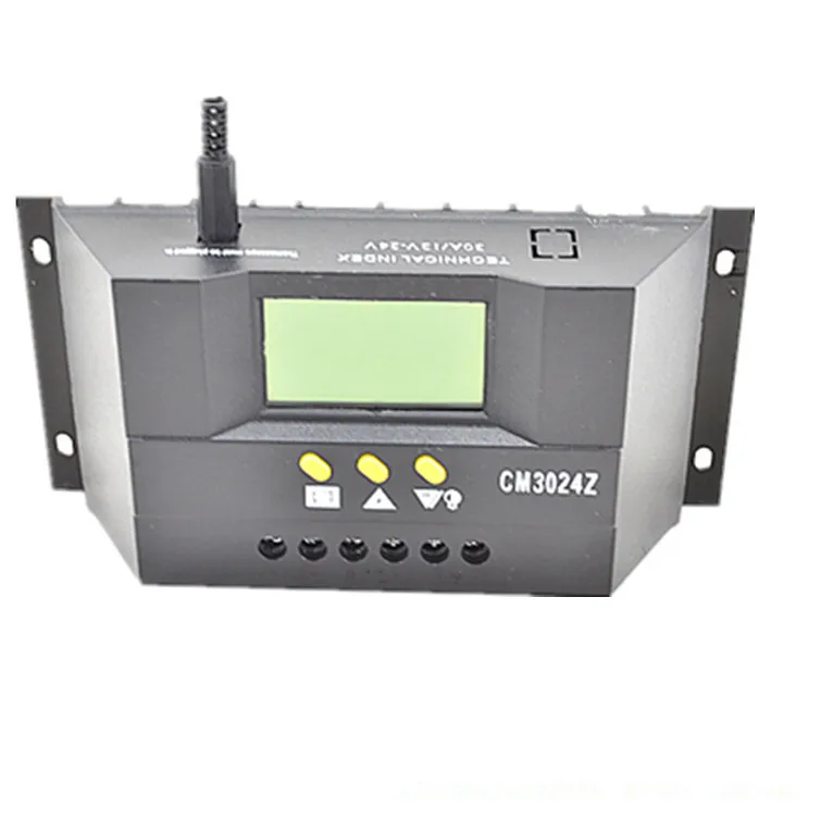 CM12V24V30A контроллер солнечного света Датчик температуры ЖК-дисплей генерация солнечной энергии контроллер системы