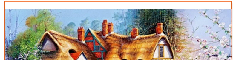 house wall decor full beads painting summer cottage diamond painting scenery wall sticker adhesive oil canvas crystal embroidery1954_04