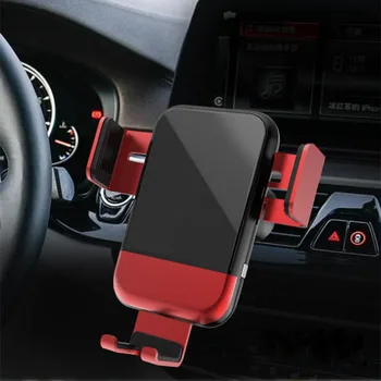 

Universal Wireless Charger Car Charging Aluminum Alloy Gravity Car Phone Holder Stand For iPhone SamSung LG Xiaomi