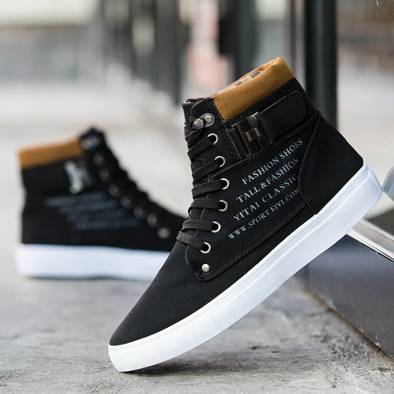 Koovan/для мужчин's спортивная обувь 2018 осень и зима матовая кожа с высоким берцем