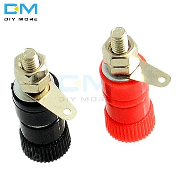 

10PCS 5Pairs JS-910B 4mm Banana Plug Jack socket Female Binding Post Terminals for Speaker Audio Less Than 5A and 1KV DIY Kit