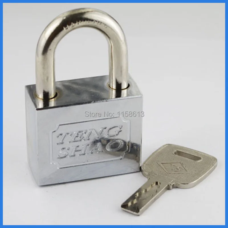 5 Pieces 40mm Antipry Antirust Chrome Plated Keyed Alike Padlock Tool