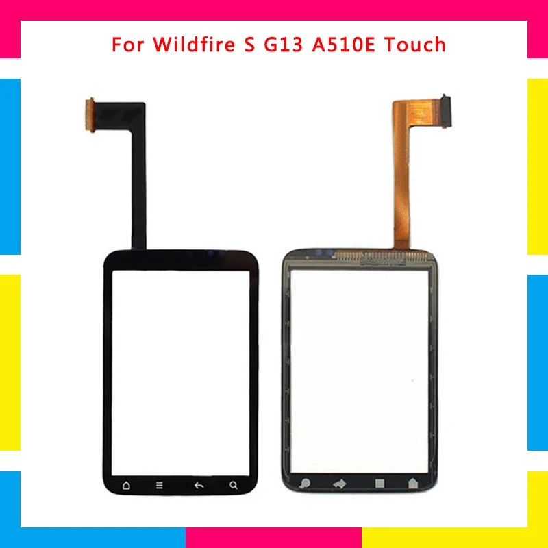 

Replacement high quality Touch Screen Digitizer Sensor Outer Glass Lens Panel For HTC Wildfire S G13 A510E
