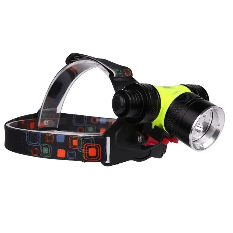 

Professional XML-T6 LED Head Lamp 2 Modes Outdoor Sports Hunting Cycling Fishing Flashlight IP55 Waterproof Diving Head Light