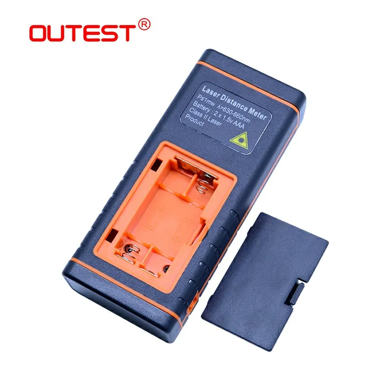 OUTEST Handheld Laser Distance Meter 40M/60M/80/100M Laser Rangefinder Angefinder With Electronic Level Test