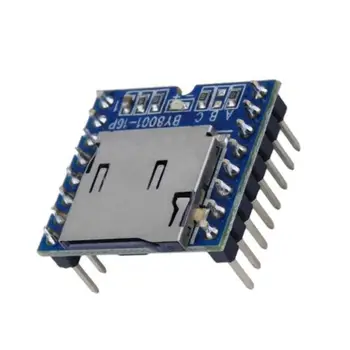 

1PCS Micro SD TF U-Disk BY8001-16P MP3 Player Audio Voice Module Board