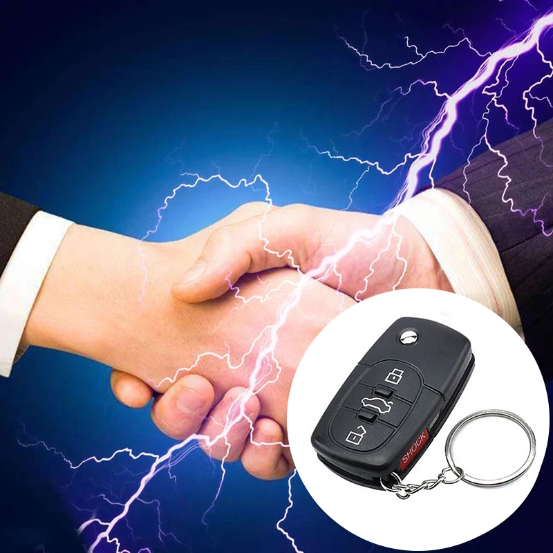 2019 Новинка розыгрыш Электрический кляп ключ для автомобиля Забавный трюк