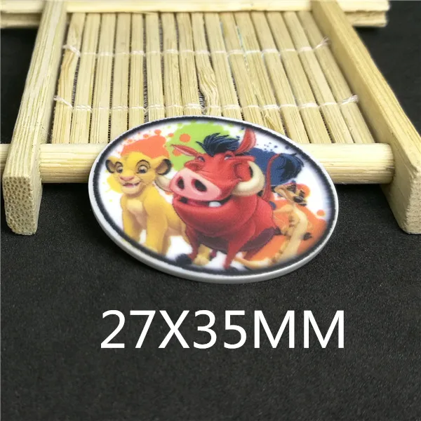 

Free shipping 25pcs/lot 27*35MM cartoon planar resin